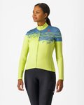 CASTELLI maillot de invierno de manga larga - UNLIMITED THERMAL 2 W - amarillo