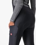 CASTELLI pantalones largos con tirantes - UNLIMITED CARGO DT W - negro