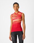 CASTELLI maillot sin mangas - INSIDER 2 W - rojo