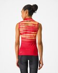 CASTELLI maillot sin mangas - INSIDER 2 W - rojo