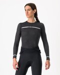 CASTELLI camiseta de manga larga - MERINO SEAMLESS W - negro