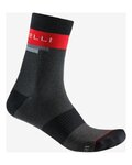 CASTELLI calcetines clásicos - VELOCISSIMA 2 THERMAL - gris