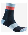 CASTELLI calcetines clásicos - VELOCISSIMA 2 THERMAL - azul