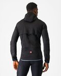 CASTELLI chaqueta impermeable - UNLIMITED RAIN - negro