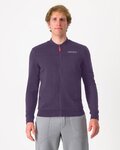 CASTELLI sudadera - CLASSICO TRACK - púrpura