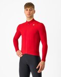 CASTELLI maillot de invierno de manga larga - AERO RACE - rojo