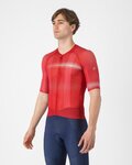 CASTELLI jersey de manga corta - CLIMBER´S A/C - rojo