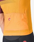 CASTELLI jersey de manga corta - SIMBOLO - amarillo/granate
