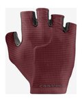 CASTELLI guantes de dedos cortos - PREMIO EVO - granate