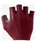CASTELLI guantes de dedos cortos - ESPRESSO - granate