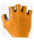 CASTELLI guantes de dedos cortos - ESPRESSO - naranja