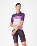 CASTELLI pantalones cortos de tirantes - PRIMA 2 DT - púrpura