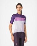 CASTELLI jersey de manga corta - ELEGANTE - púrpura/rosa/blanco