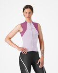 CASTELLI maillot sin mangas - SOLE - púrpura/blanco