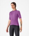 CASTELLI jersey de manga corta - UNLIMITED W - púrpura