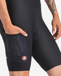 CASTELLI pantalones cortos de tirantes - UNLIMITED ENDURANCE W DT - negro