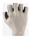 CASTELLI guantes de dedos cortos - ESPRESSO W - plateado