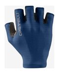 CASTELLI guantes de dedos cortos - ESPRESSO W - azul