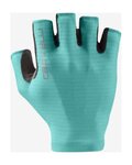 CASTELLI guantes de dedos cortos - ESPRESSO W - azul claro