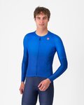 CASTELLI maillot de verano de manga larga - UPF LONG - azul