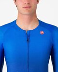 CASTELLI maillot de verano de manga larga - UPF LONG - azul