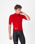 CASTELLI chaqueta cortaviento - DO.DI.CI. SHORT SLEEVE - rojo