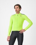 CASTELLI maillot de invierno de manga larga - PURO 4 - verde claro