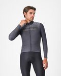 CASTELLI maillot de invierno de manga larga - APICE - gris