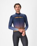 CASTELLI maillot de invierno de manga larga - APICE - azul