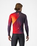 CASTELLI maillot de invierno de manga larga - AMPLIFY - negro/rojo/amarillo