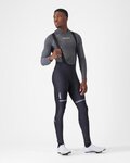 CASTELLI pantalones largos con tirantes - POLARE 4 - negro