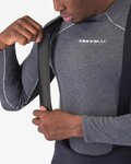 CASTELLI pantalones largos con tirantes - POLARE 4 - negro