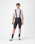 CASTELLI pantalones cortos de tirantes - OMLOOP THERMAL - negro