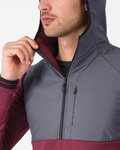 CASTELLI sudadera - UNLIMITED ROAM - granate