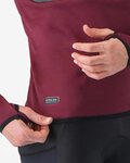 CASTELLI sudadera - UNLIMITED ROAM - granate