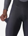 CASTELLI pantalones largos con tirantes - UNLIMITED - negro