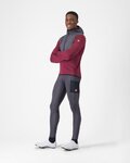 CASTELLI pantalones largos con tirantes - UNLIMITED - gris