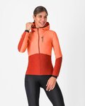 CASTELLI chaqueta aislante - UNLIMITED W - naranja/rojo
