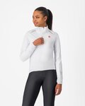 CASTELLI chaqueta impermeable - EMERGENCY 3 W RAIN - blanco