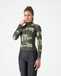 CASTELLI maillot de invierno de manga larga - BLUR THERMAL - verde