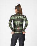CASTELLI maillot de invierno de manga larga - BLUR THERMAL - verde