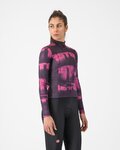 CASTELLI maillot de invierno de manga larga - BLUR THERMAL - negro/púrpura