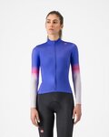 CASTELLI maillot de invierno de manga larga - CORSO THERMAL - púrpura