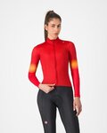 CASTELLI maillot de invierno de manga larga - CORSO THERMAL - rojo