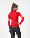 CASTELLI maillot de invierno de manga larga - CORSO THERMAL - rojo