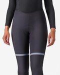 CASTELLI pantalones largos con tirantes - POLARE 2 W - negro