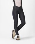 CASTELLI pantalones largos con tirantes - UNLIMITED W DT - negro