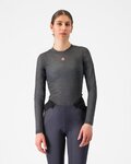 CASTELLI camiseta de manga larga - FLANDERS 2 WARM W - gris