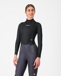 CASTELLI camiseta de manga larga - FLANDERS 2 WARM W - negro