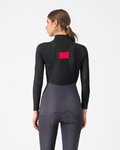 CASTELLI camiseta de manga larga - FLANDERS 2 WARM W - negro